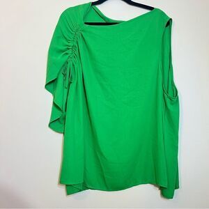 Eloquii Green Blouse